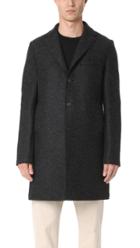 Harris Wharf London Pressed Wool Boxy Coat