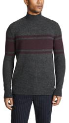 Club Monaco Felted Mock Neck Sweater