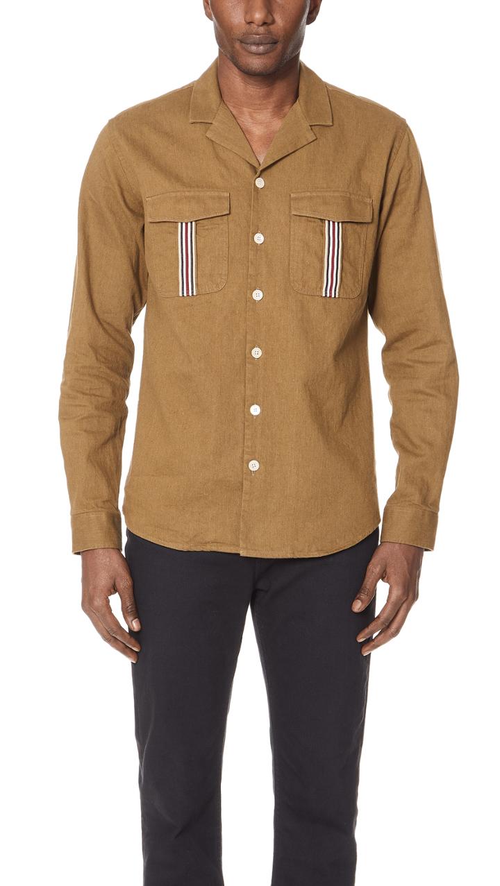 Schnayderman S Leisure Notch Twill Shirt