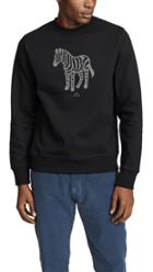 Ps By Paul Smith Long Sleeve Zebra Sweatshirt