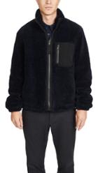 Vince Faux Sherpa Full Zip Jacket
