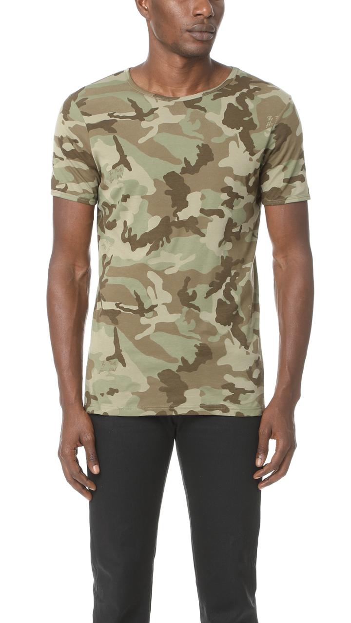 The White Briefs Camo Tee