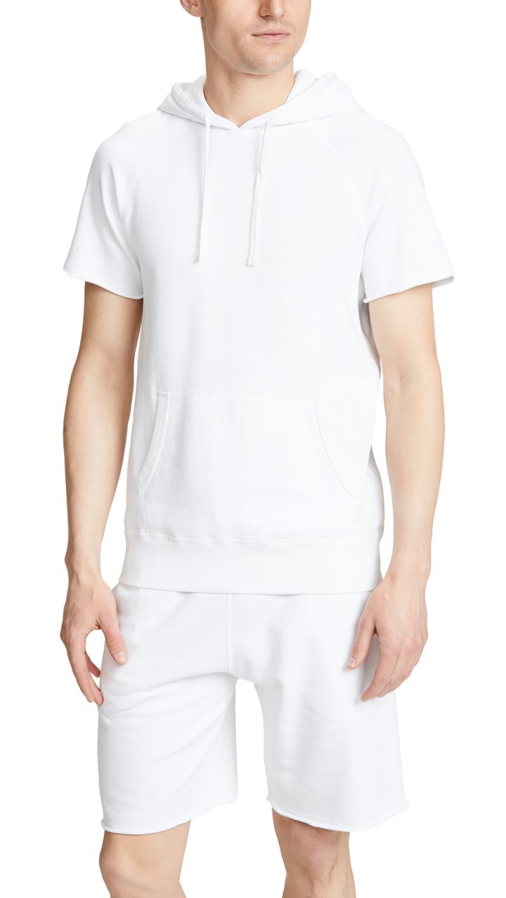 Reigning Champ Cut Off Short Sleeve Hoodie