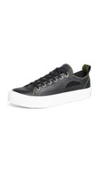 Mcq Alexander Mcqueen Plimsoll Neon Stitch Low Top Sneakers