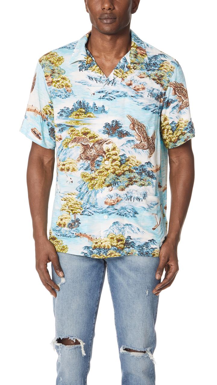 Polo Ralph Lauren Landscape Hawaiian Shirt
