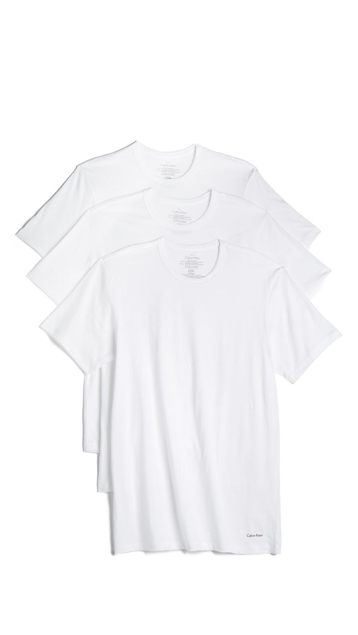 Calvin Klein Underwear 3 Pack Cotton Classic Crew Neck Tees
