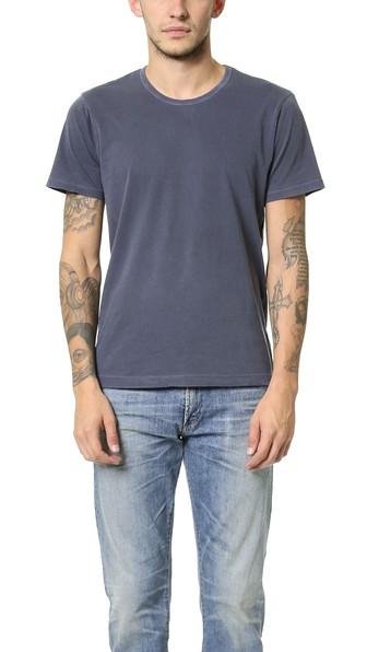 Splendid Mills Pigment Dyed Crew Neck Tee