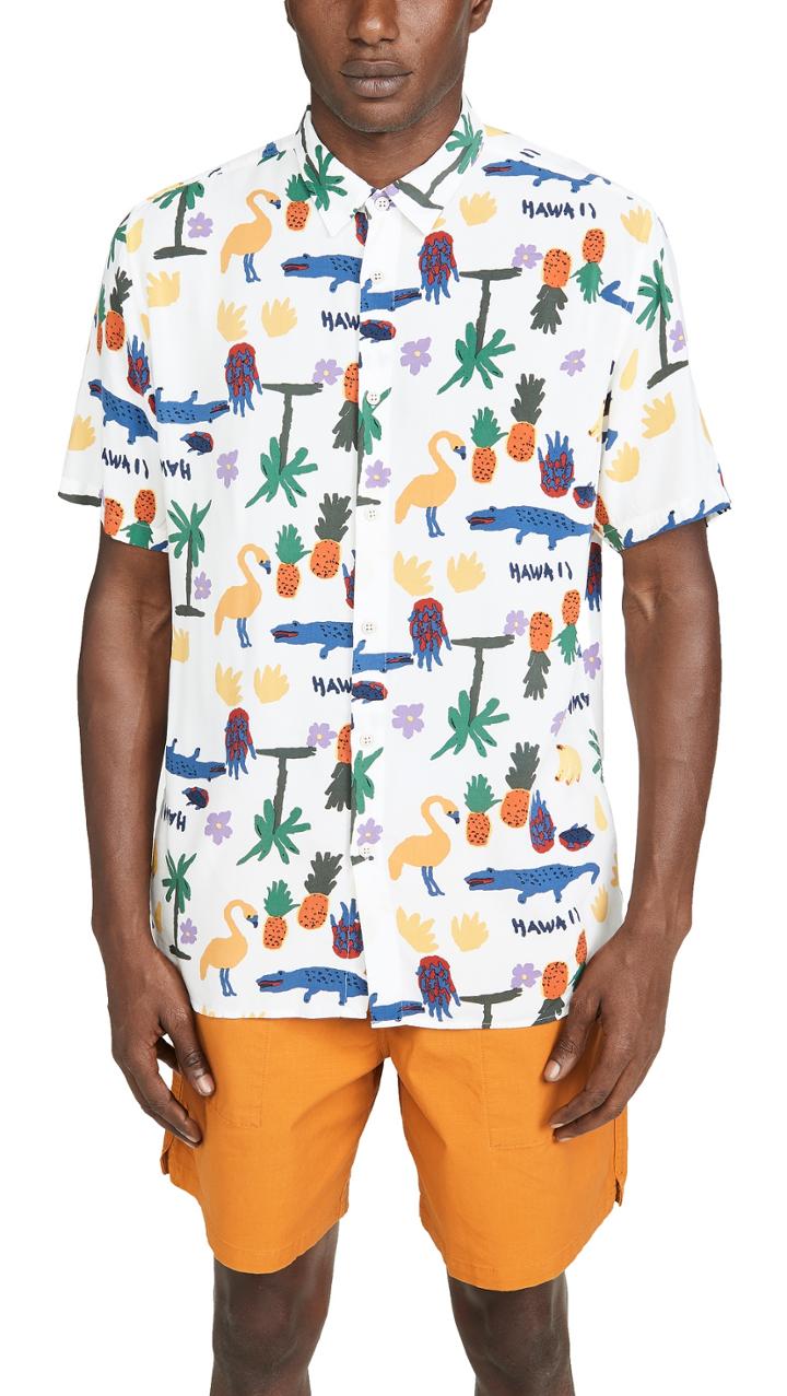 Barney Cools Short Sleeve Holiday Shirt
