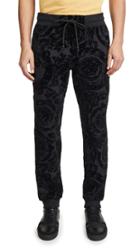 Versace Jeans Couture Flocked Paisley Track Pants