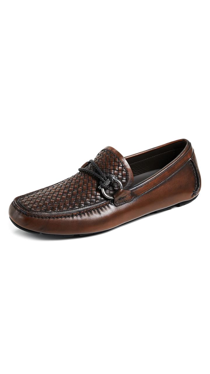 Salvatore Ferragamo Front 2 Woven Drivers