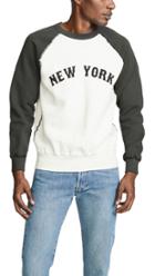 Velva Sheen Ny Two Tone Raglan Sweatshirt
