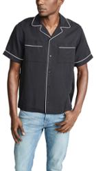 Saturdays Nyc Cameron Solid Short Sleeve Shirt