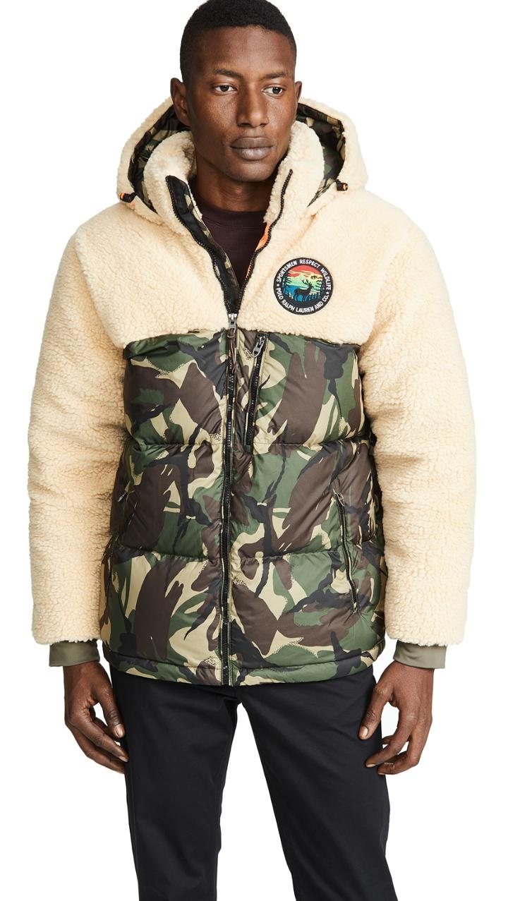 Polo Ralph Lauren Paneled Down Coat