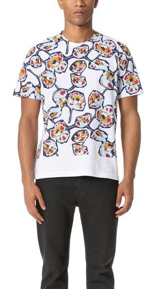 Marni Regular Fit Floral Tee