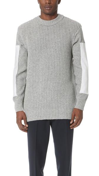 N Hoolywood Sleeve Insert Knit Sweater