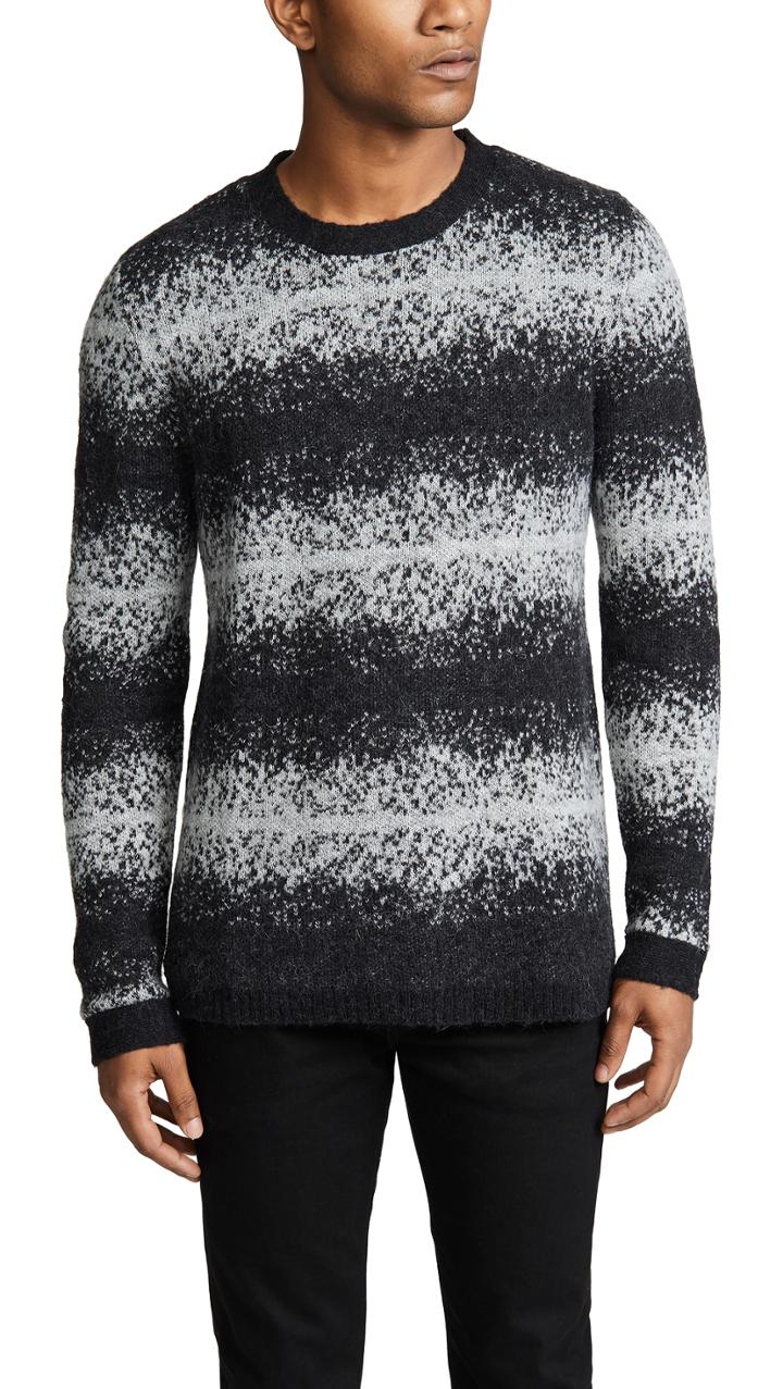 Saturdays Nyc Wade Ombre Stripe Sweater