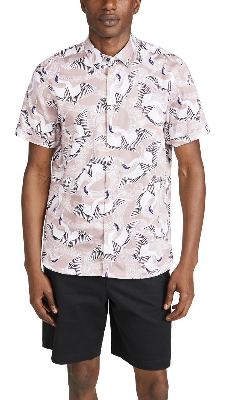 Ted Baker Ozcar Bird Print Shirt