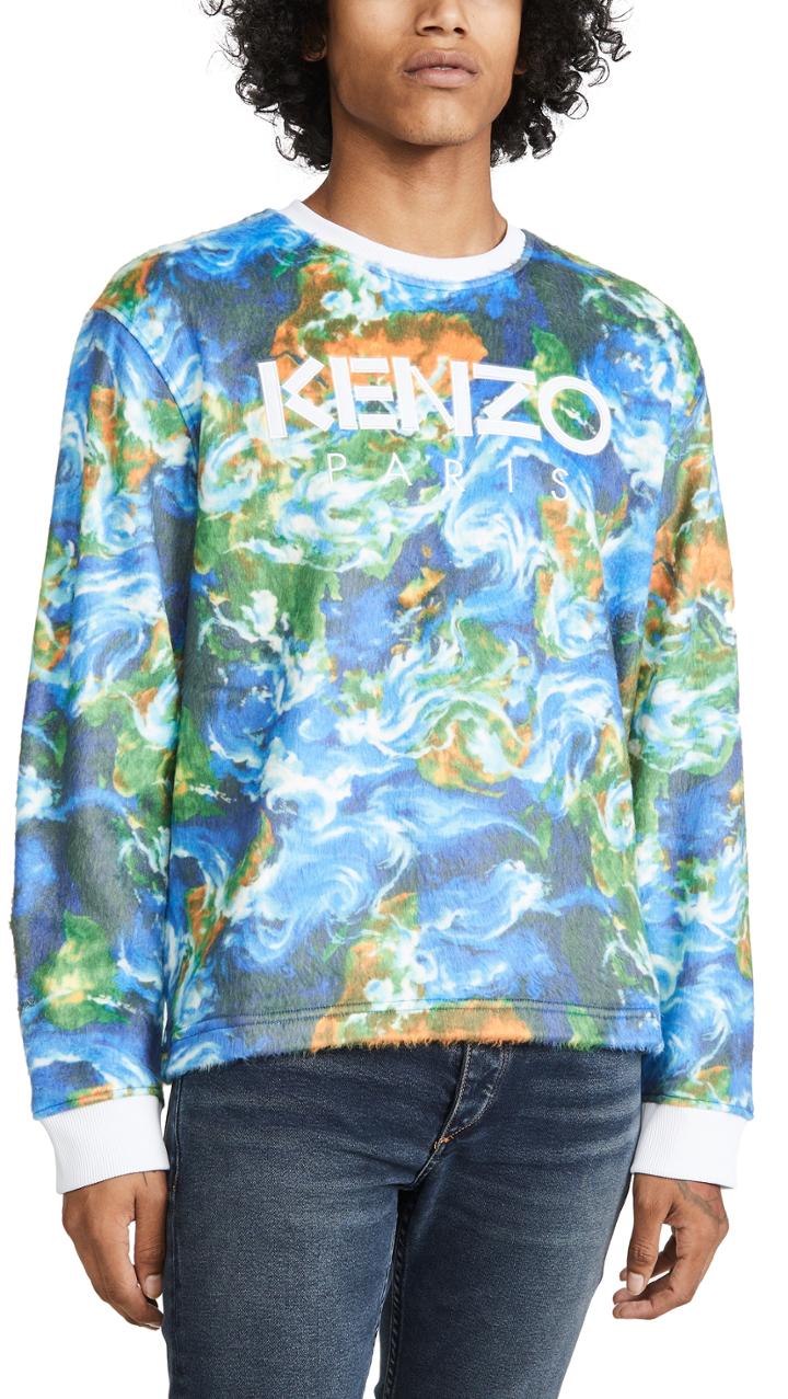 Kenzo Kenzo World All Over Print Sweatshirt