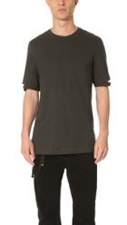 Helmut Lang Heritage Jersey Standard Fit Cut Hem Tee