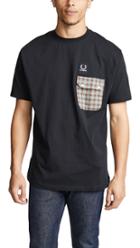 Fred Perry By Raf Simons Pocket Detail T Shirt