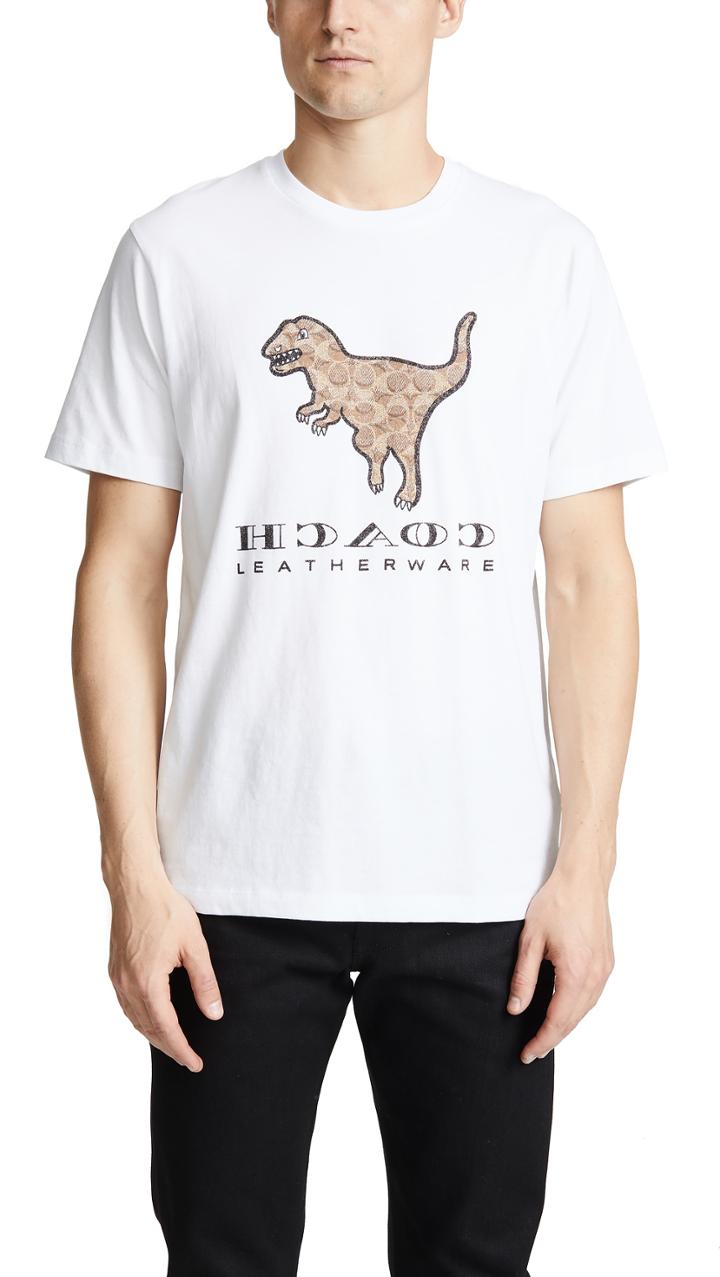 Coach 1941 Signature Rexy Sticker T Shirt