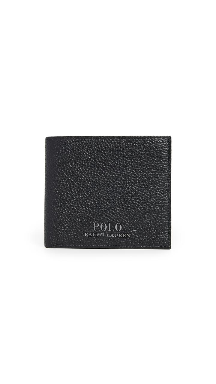 Polo Ralph Lauren Tailored Pebble Leather Bifold Wallet