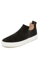 Vince Lucio Suede Pull On Sneakers