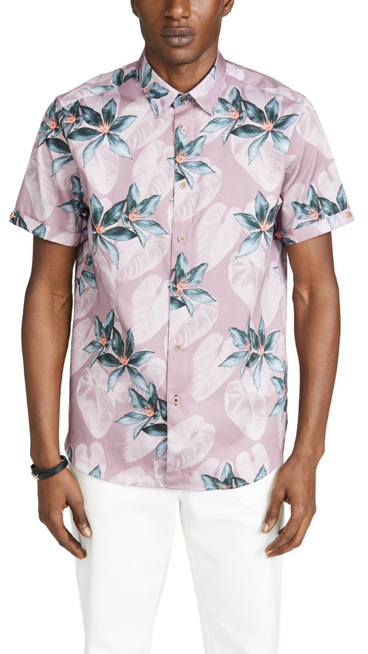 Ted Baker Mathew Micro Print Shirt