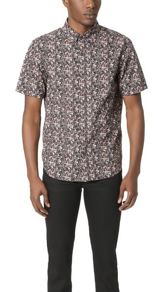 Club Monaco Floral Shirt