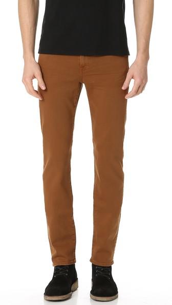 7 For All Mankind Slimmy Slim Straight Luxe Performance Garment Dye Jeans