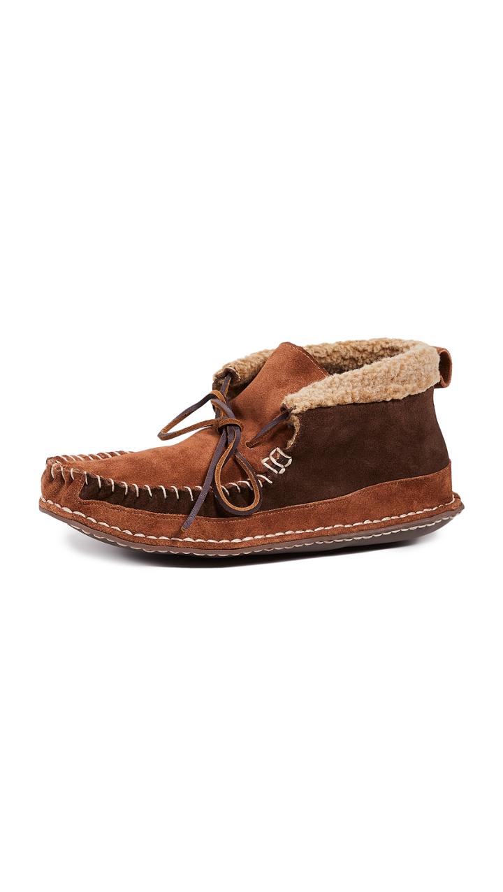 J Crew Suede Shearling Chukkas