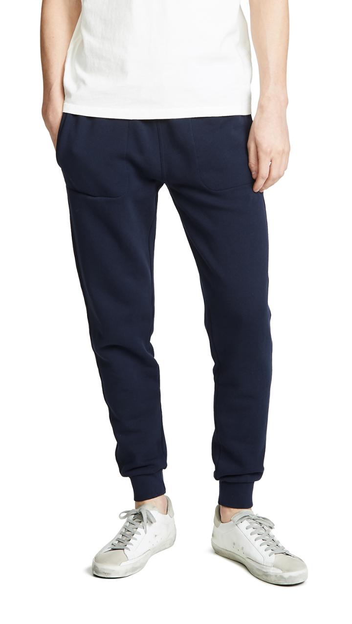 Maison Kitsune Fox Patch Classic Jogger Pants
