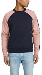 Ps Paul Smith Sweatshirt With Contrast Sleeves