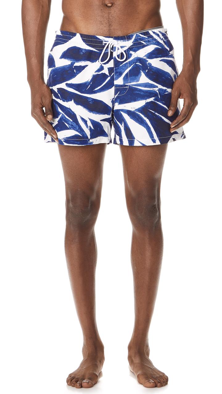 Club Monaco Arlen Matisse Leaves Swim Shorts