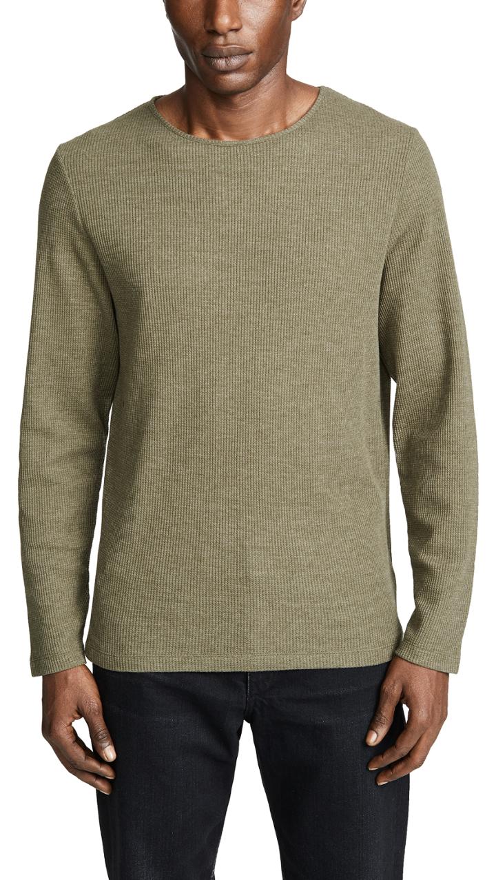 Our Legacy Long Sleeve Waffle Sweater