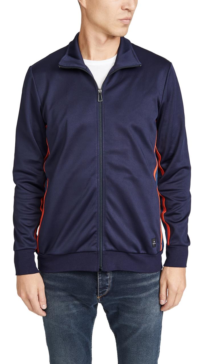 Ps Paul Smith Mens Zip Track Top