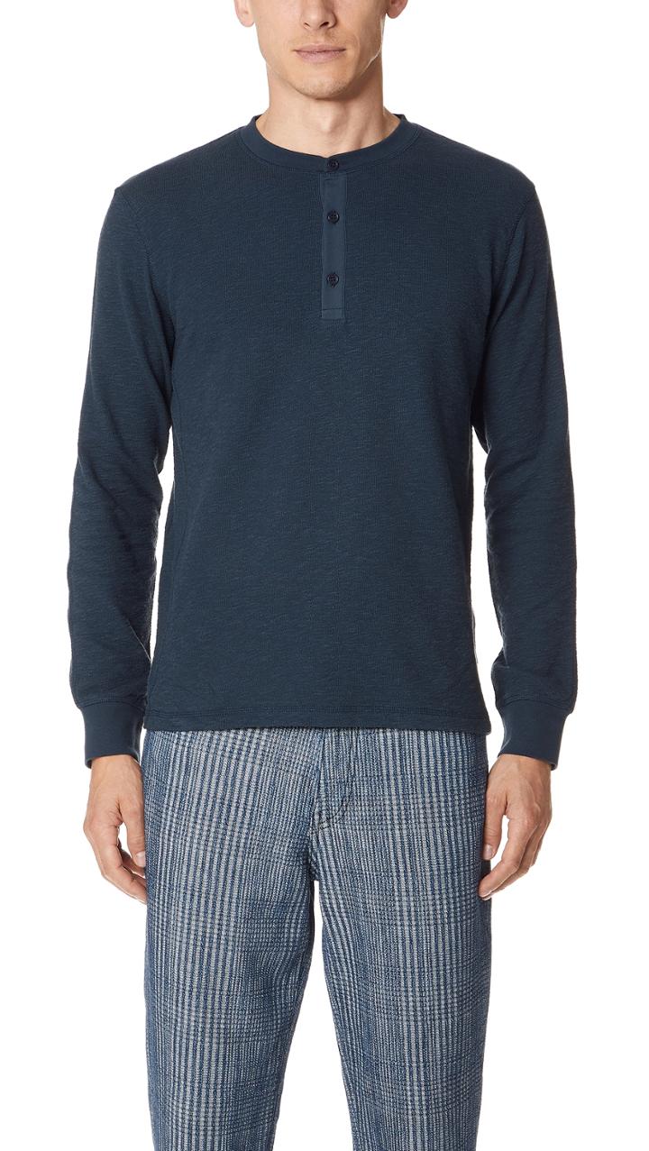 Levi S Made Crafted Slubbed Henley