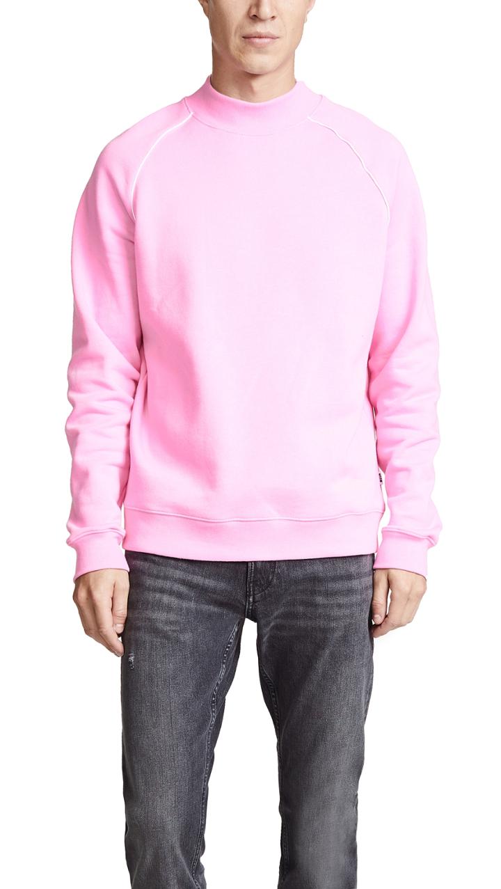 Msgm Piping And Logo Sweatshirt
