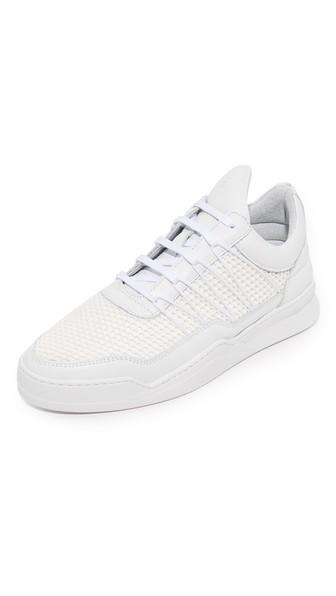 Filling Pieces Checked Low Top Sneakers