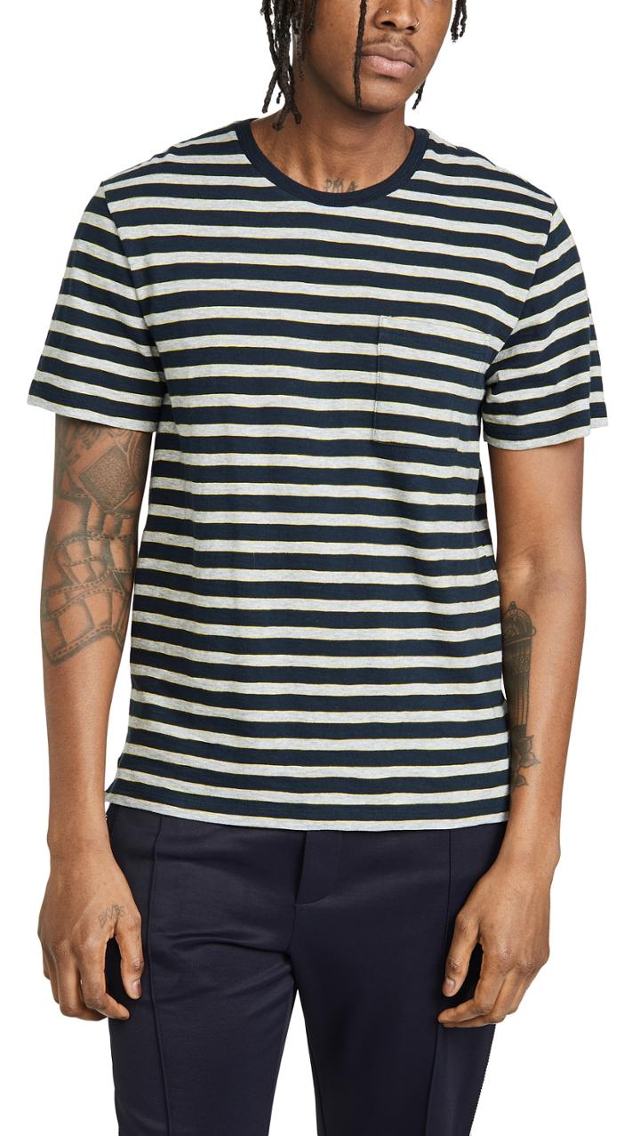 Vince Single Pocket Crew Tee