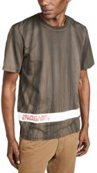 Helmut Lang Strange Days Tie Dye Short Sleeve Tee Shirt