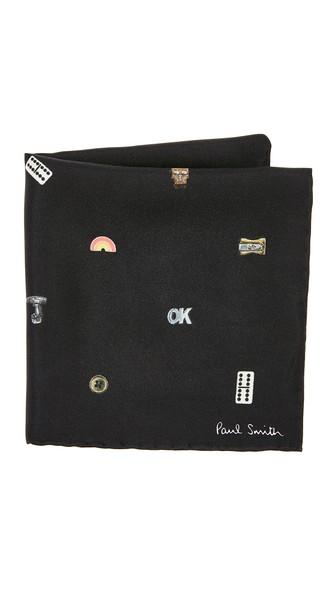 Paul Smith Print Pocket Square