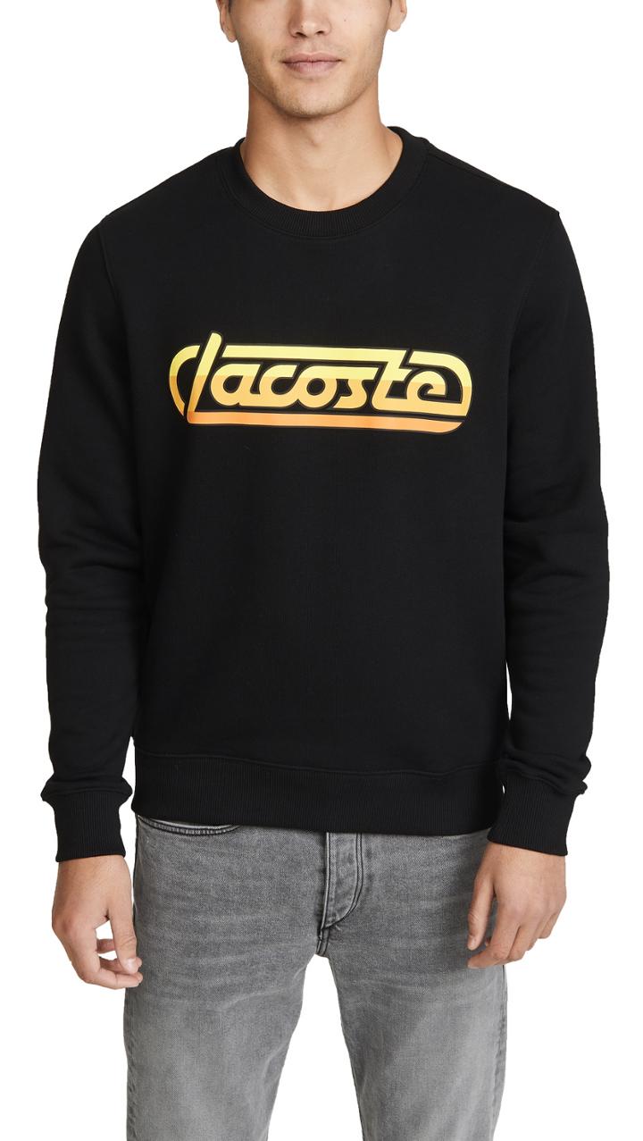 Lacoste L Ve Futuristic Logo Sweatshirt