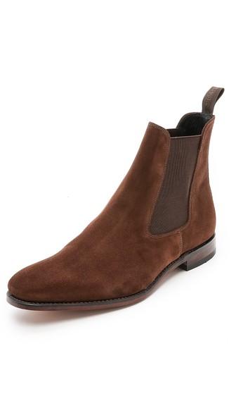 Loake 1880 Mitchum Suede Chelsea Boots