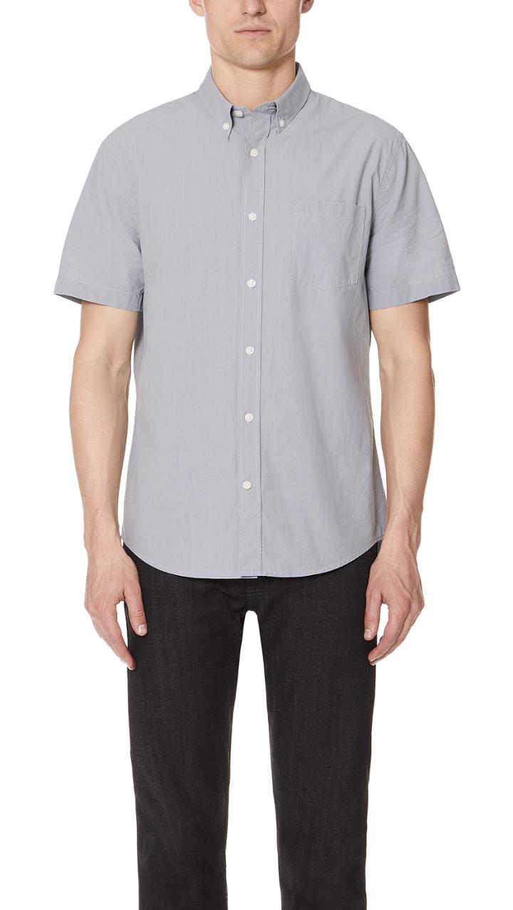 Vince Short Sleeve Classic Fit Shirt