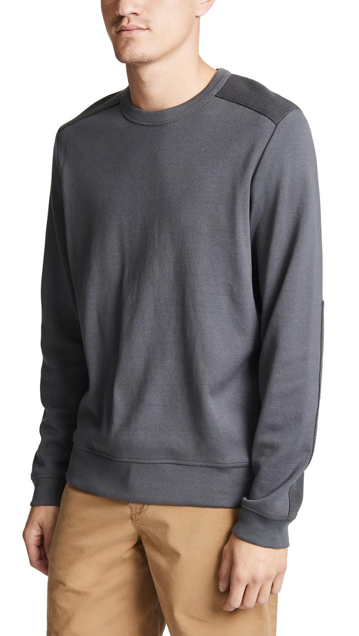 Vince Ottoman Stitch Crewneck Sweatshirt