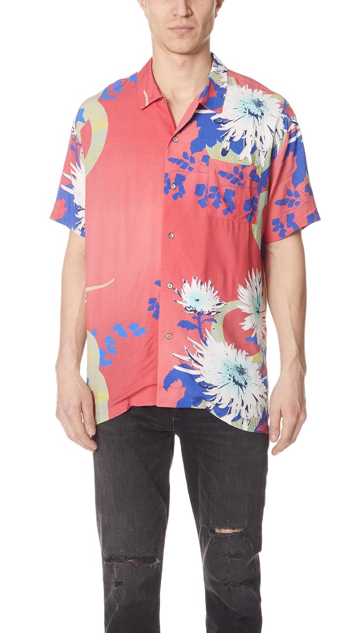 Double Rainbouu Daisy Cutter Hawaiian Shirt