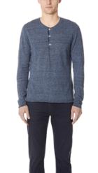 Billy Reid Heirloom Henley Shirt