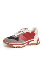 Coach New York C143 Active Mixed Material Sneakers
