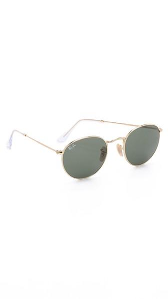 Ray Ban Round Metal Sunglasses